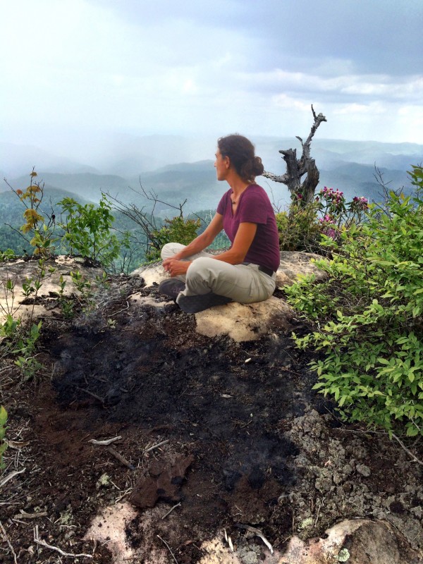 Zoé Strecker on Pine Mountain